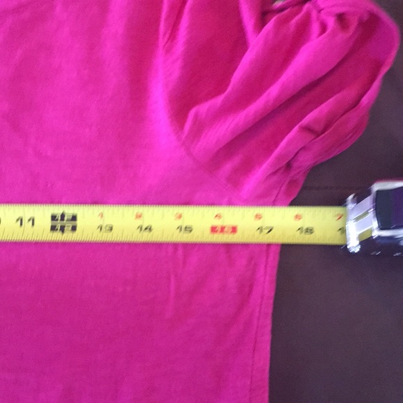 Chico’s Ultimate Tee In Fuchsia size small - Picture 7 of 7